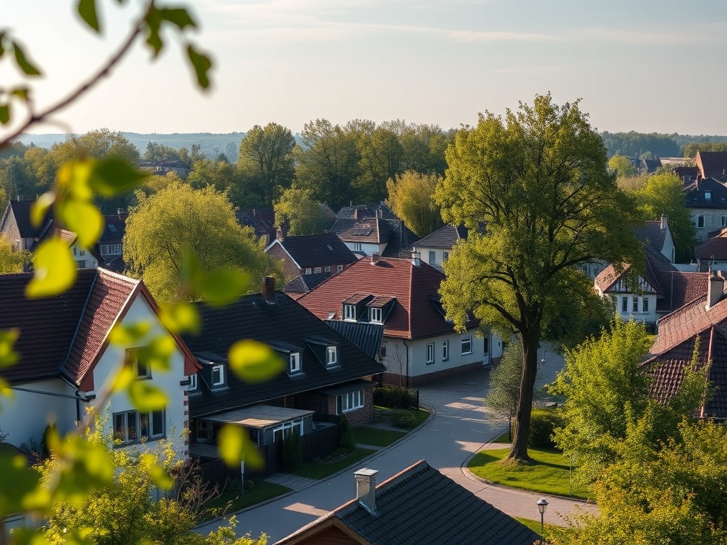 Pięknie kwitnące białe kwiaty kasztanowca na tle błękitnego nieba w Dynowie.
